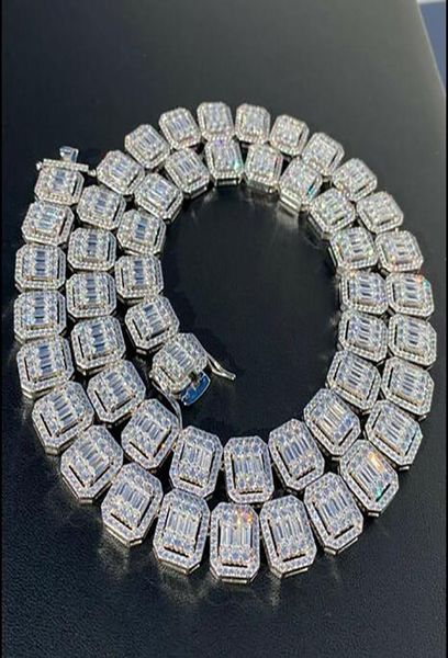 real iced silver baguette tennis chain 14k white gold plated 9mm men women diamond necklace choker hip hop jewelry gifts9477279, Black
real iced silver baguette tennis chain 14k white gold plated 9mm men women diamond necklace choker hip hop jewelry gifts9477279, Black