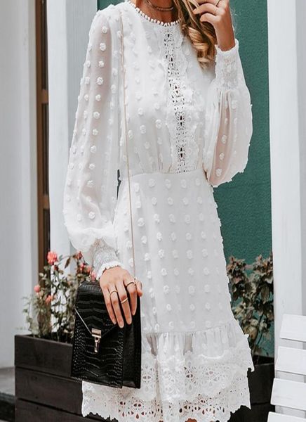 paris girl women long puff sleeve dots vintage white lace short dresses female luxury slim party mini dress vestidos7367607, Black;gray
paris girl women long puff sleeve dots vintage white lace short dresses female luxury slim party mini dress vestidos7367607, Black;gray