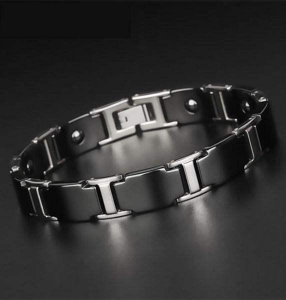 korean mens fashion popular health bracelet male ceramic braclet black tungsten steel energy magnetic therapy bileklik7957220, Golden;silver
korean mens fashion popular health bracelet male ceramic braclet black tungsten steel energy magnetic therapy bileklik7957220, Golden;silver