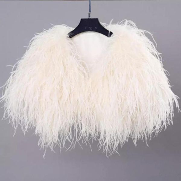 wraps jackets elegant ostrich feather white fur coat jacket bridal bolero for wedding formal shawls evening pa6783510
wraps jackets elegant ostrich feather white fur coat jacket bridal bolero for wedding formal shawls evening pa6783510