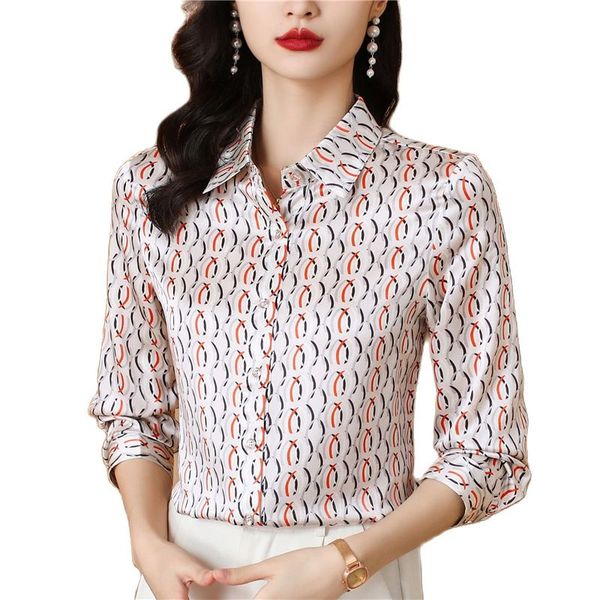 2023 luxury designer silk striped blouses long sleeve women's runway button shirts spring autumn office ladies elegant lapel blouse swe, White
2023 luxury designer silk striped blouses long sleeve women's runway button shirts spring autumn office ladies elegant lapel blouse swe, White