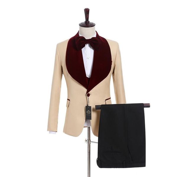 custom design beige groom tuxedos shawl lapel wedding men suits tuxedos men party groomsmen suitsjacketpantstievest no33372537, Black;gray
custom design beige groom tuxedos shawl lapel wedding men suits tuxedos men party groomsmen suitsjacketpantstievest no33372537, Black;gray