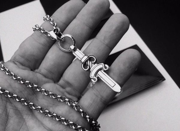 fashion stainless steel pendant necklace chain bijoux for mens and women trend personality punk cross style lovers gift hip hop je4008501, Silver
fashion stainless steel pendant necklace chain bijoux for mens and women trend personality punk cross style lovers gift hip hop je4008501, Silver