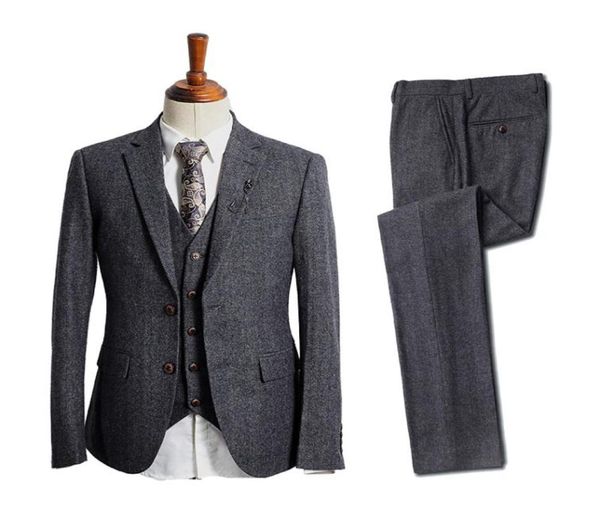 classy wool wedding tuxedo 2020 dark gray tweed herringbone pockets groom wear men039s suit vests groomsmen outfit slim fit men8996583, Black;gray
classy wool wedding tuxedo 2020 dark gray tweed herringbone pockets groom wear men039s suit vests groomsmen outfit slim fit men8996583, Black;gray