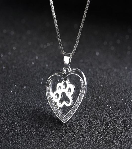 pretty pet dog paw love heart pendant silver color choker necklaces for women jewelry heart necklace5845431
pretty pet dog paw love heart pendant silver color choker necklaces for women jewelry heart necklace5845431