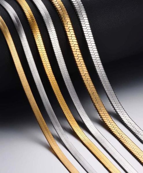 chokers 1 piece width 4mm5mm6mm stainless steel flat chain necklace jewelry for men women not allergic9309219, Golden;silver
chokers 1 piece width 4mm5mm6mm stainless steel flat chain necklace jewelry for men women not allergic9309219, Golden;silver