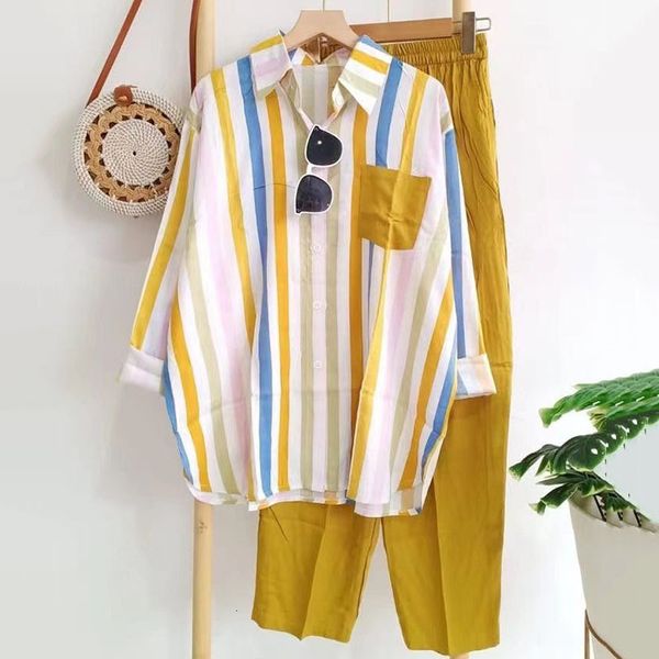 women's t-shirt women tracksuit two piece set summer vintage pockets blouse long sleeve shirts suit female casual solid wide leg pants, White
women's t-shirt women tracksuit two piece set summer vintage pockets blouse long sleeve shirts suit female casual solid wide leg pants, White
