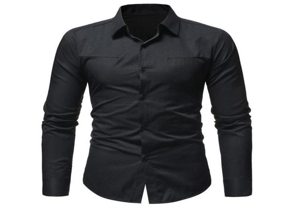 fashion solid color wave jacquard turndown collar long sleeve slim men039s shirt 419833, White;black
fashion solid color wave jacquard turndown collar long sleeve slim men039s shirt 419833, White;black
