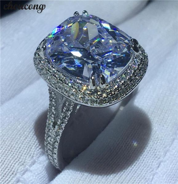 choucong big luxury ring 925 sterling silver cushion cut 8ct diamond cz engagement wedding band rings for women jewelry6122072, Slivery;golden
choucong big luxury ring 925 sterling silver cushion cut 8ct diamond cz engagement wedding band rings for women jewelry6122072, Slivery;golden