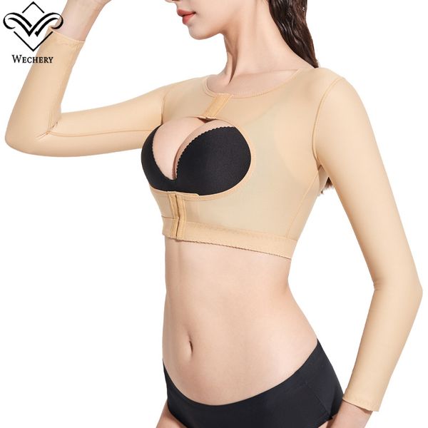 women shaper arm compression push up chest compression fajas colombianas post surgery, Black;white
women shaper arm compression push up chest compression fajas colombianas post surgery, Black;white