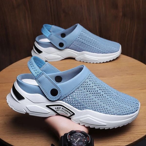 sandals 2023 men women summer sandal mesh mules breathable padded beach flip flops shoes solid flat bath slippers outside mens 230712, Black
sandals 2023 men women summer sandal mesh mules breathable padded beach flip flops shoes solid flat bath slippers outside mens 230712, Black