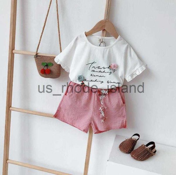 t-shirts clothing sets girls clothes set 2023 summer sleeveless t-shirt and print bow shorts for kids children 2 to 6 years x0714, Blue
t-shirts clothing sets girls clothes set 2023 summer sleeveless t-shirt and print bow shorts for kids children 2 to 6 years x0714, Blue