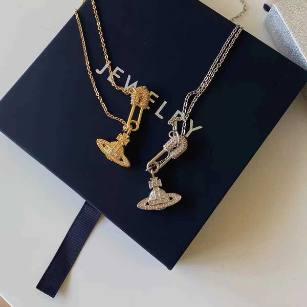 vivian ansey empress dowager full diamond pin necklace female saturn small fragrance necklace niche jewelry collarbone chain, Silver
vivian ansey empress dowager full diamond pin necklace female saturn small fragrance necklace niche jewelry collarbone chain, Silver
