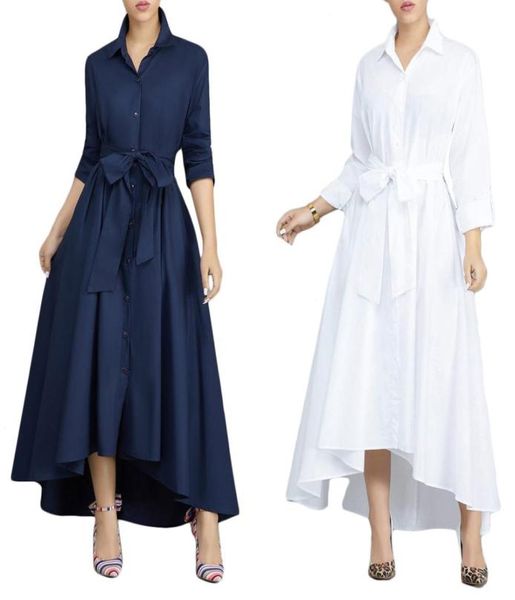 women fashion offce lady shirt long dresses lapel neck doublebreasted casual skirt waist tie solid color irregular dress3709968, White;black
women fashion offce lady shirt long dresses lapel neck doublebreasted casual skirt waist tie solid color irregular dress3709968, White;black