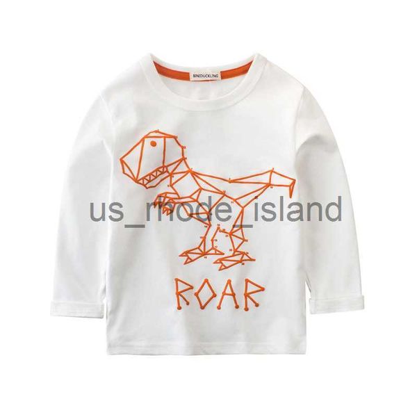 t-shirts biniduckling dinosaur print boys long sleeve t-shirts children kids autumn clothes pure cotton blue tees for kids boys y0121 x0714
t-shirts biniduckling dinosaur print boys long sleeve t-shirts children kids autumn clothes pure cotton blue tees for kids boys y0121 x0714
