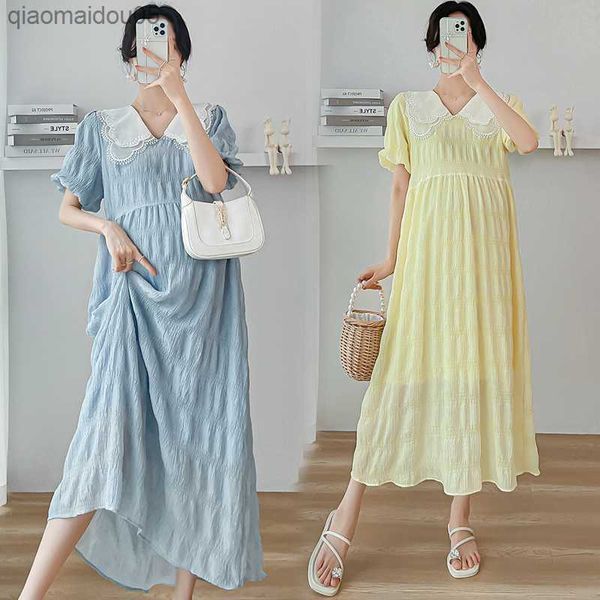 l50409# pregnant dress women korean style summer new arrival pregnancy clothes mid-long pregnacy dress l230712, White
l50409# pregnant dress women korean style summer new arrival pregnancy clothes mid-long pregnacy dress l230712, White