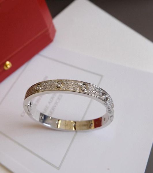 2022 luxury fine brand pure 925 sterling silver jewelry for women easy lock bangle rose gold full big main diamond love bangle6714410, Black
2022 luxury fine brand pure 925 sterling silver jewelry for women easy lock bangle rose gold full big main diamond love bangle6714410, Black