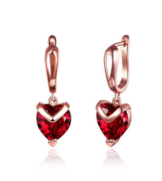 factory whole 18k rose gold plated red zircon heart drop earrings woman fashion party jewelry wedding gifts 9899392, Silver
factory whole 18k rose gold plated red zircon heart drop earrings woman fashion party jewelry wedding gifts 9899392, Silver