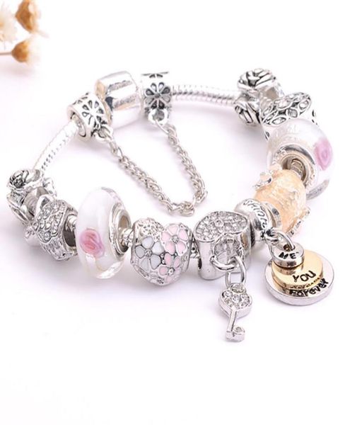 wholesale-charm bead alloy silver plated bracelet suitable for style heart-shaped bracelet jewelry6171502, Black
wholesale-charm bead alloy silver plated bracelet suitable for style heart-shaped bracelet jewelry6171502, Black