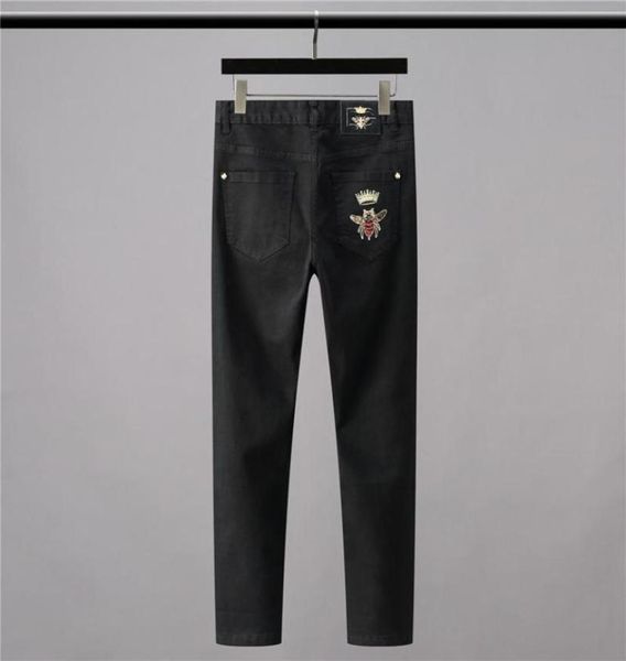 men039s jeans high 2021 classical vintage morden luxurious embroidered bee crown cotton denim pants comfort casual 2838 n4041569506, Blue
men039s jeans high 2021 classical vintage morden luxurious embroidered bee crown cotton denim pants comfort casual 2838 n4041569506, Blue