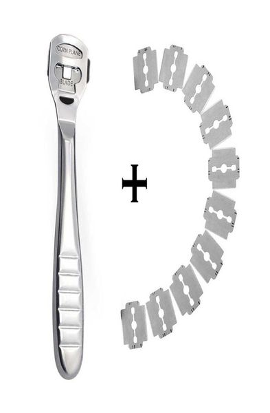 foot callus shaver heel hard skin remover hand feet pedicure razor tool shavers stainless steel handle 10 blades foot care tool8360041
foot callus shaver heel hard skin remover hand feet pedicure razor tool shavers stainless steel handle 10 blades foot care tool8360041