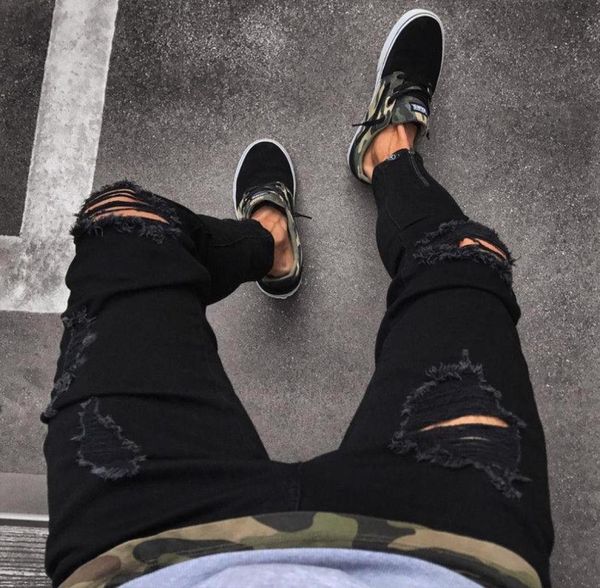 men039s jeans fashion mens cool designer black ripped skinny destroyed frayed slim fit denim pant zipper hop pants holes for me8083137, Blue
men039s jeans fashion mens cool designer black ripped skinny destroyed frayed slim fit denim pant zipper hop pants holes for me8083137, Blue