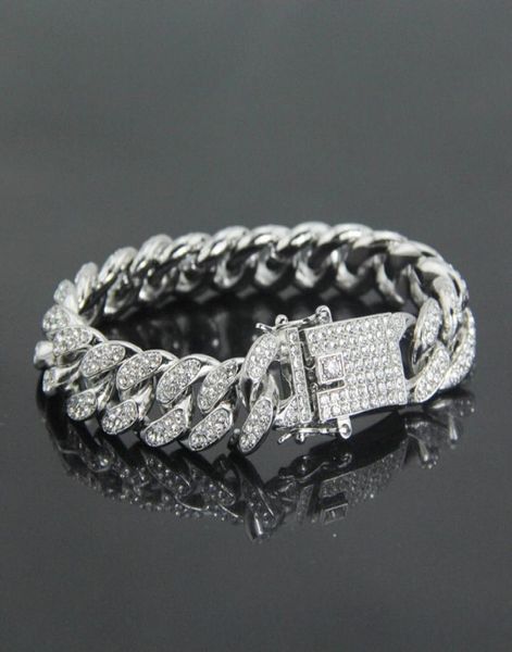 simulated diamond iced out miami cuban link chain mens gold silver bracelets hip hop jewelry1922766, Black
simulated diamond iced out miami cuban link chain mens gold silver bracelets hip hop jewelry1922766, Black