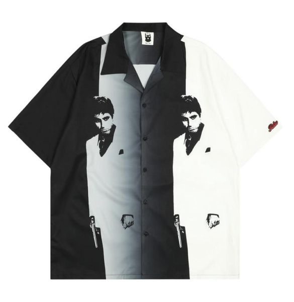 shirts men casual 2022 summer patchwork shirt button hawaii vintage hip hop36421466821445, White;black
shirts men casual 2022 summer patchwork shirt button hawaii vintage hip hop36421466821445, White;black