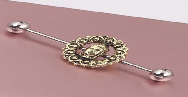 steel buddle body jewelry industrial barbell pierced bronze vintage earring for punk ear piercing body jewelry3277256, Silver
steel buddle body jewelry industrial barbell pierced bronze vintage earring for punk ear piercing body jewelry3277256, Silver