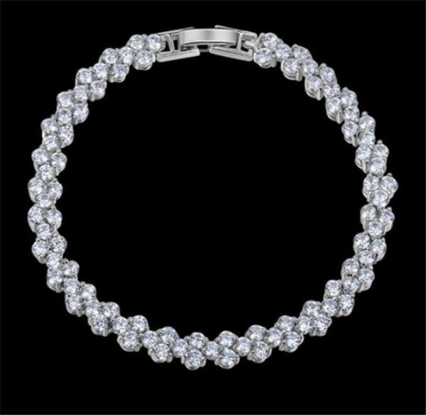 luxury shining crystal bracelets genuine 925 sterling silver charms bracelet diamond roman tennis link bracelet jewelry a366629655, Black
luxury shining crystal bracelets genuine 925 sterling silver charms bracelet diamond roman tennis link bracelet jewelry a366629655, Black