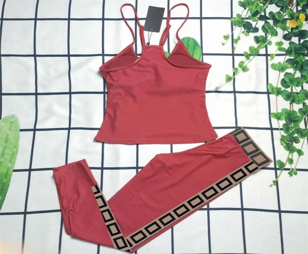 women swim wear tracksuits sportswears yoga red vest fitness suit letter print workout clothes gym set wear sports outfit9331577
women swim wear tracksuits sportswears yoga red vest fitness suit letter print workout clothes gym set wear sports outfit9331577