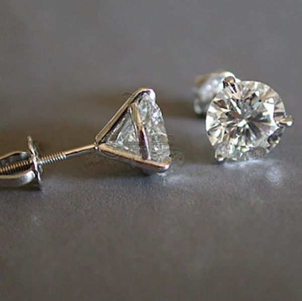 threeprong martini 1ct round diamond stud earrings 18k white gold bride wedding engagement jewelry gifts fast 1682153, Golden;silver
threeprong martini 1ct round diamond stud earrings 18k white gold bride wedding engagement jewelry gifts fast 1682153, Golden;silver
