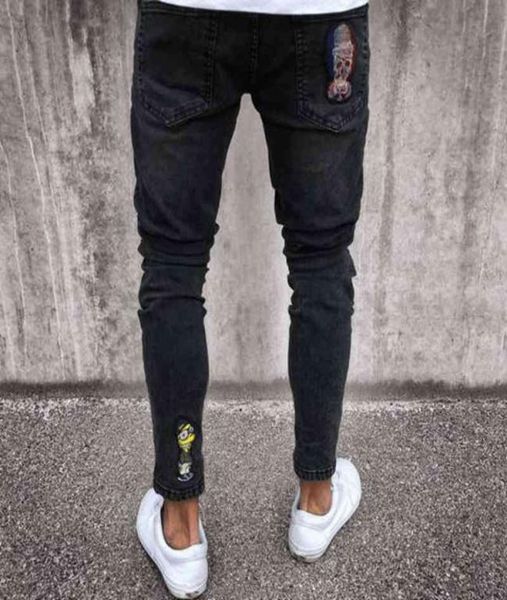 black skinny jeans skull biker men jeans homme slim fit personality badge patchwork denim hip hop hip street for men7216235, Blue
black skinny jeans skull biker men jeans homme slim fit personality badge patchwork denim hip hop hip street for men7216235, Blue
