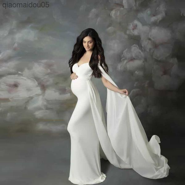 shoulderless maternity dresses for p shoot long fancy pregnancy dress chiffon women pregnant maxi gown pgraphy prop l230712, White
shoulderless maternity dresses for p shoot long fancy pregnancy dress chiffon women pregnant maxi gown pgraphy prop l230712, White