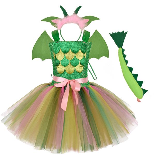 girl's dresses green kids girls dinosaur cosplay dresses birthday party tutu dresses for baby cartoon princess girls costumes set for h, Red;yellow
girl's dresses green kids girls dinosaur cosplay dresses birthday party tutu dresses for baby cartoon princess girls costumes set for h, Red;yellow