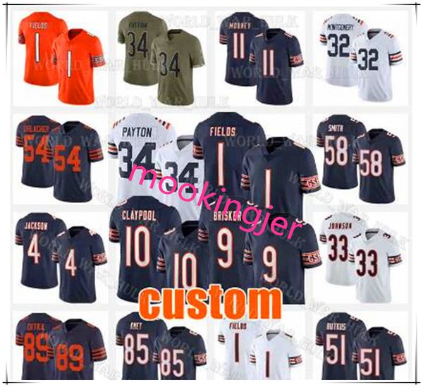 1 justin fields jersey 10 chase claypool jaquan brisker football david montgomery darnell mooney brian urlacher kmet chicagos bears eddie ja, White
1 justin fields jersey 10 chase claypool jaquan brisker football david montgomery darnell mooney brian urlacher kmet chicagos bears eddie ja, White