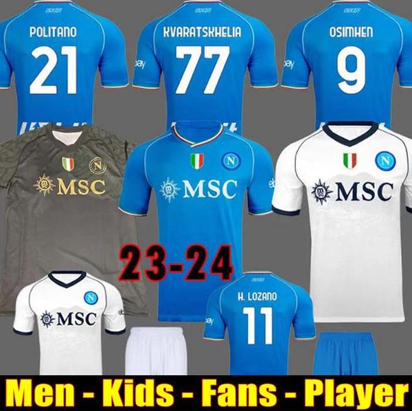 23 24 napoli soccer jerseys maglia naples 2023 zielinski anguissa olivera kvaratskhelia kids football shirt osimhen lozano ssc napoli maillo, Black;yellow
23 24 napoli soccer jerseys maglia naples 2023 zielinski anguissa olivera kvaratskhelia kids football shirt osimhen lozano ssc napoli maillo, Black;yellow