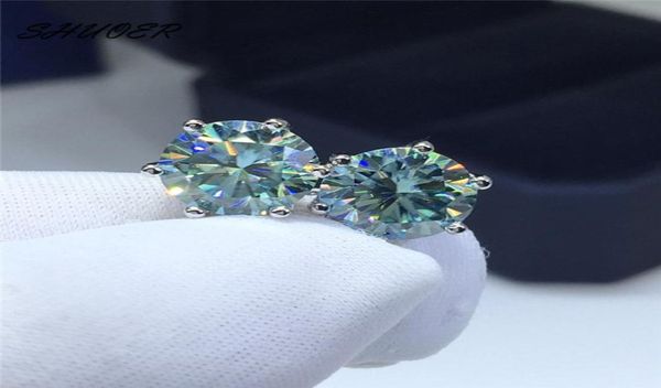 classic 925 sterling silver pass diamond tester round brilliant cut 2 bluegreen moissanite stud earrings women jewelry5513539, Golden;silver
classic 925 sterling silver pass diamond tester round brilliant cut 2 bluegreen moissanite stud earrings women jewelry5513539, Golden;silver