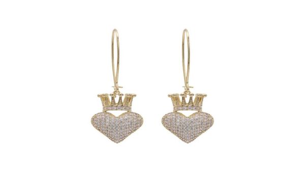 korean fashion luxury microinlaid zircon love crown long earrings jewelry brand highquality 18k goldplated earrings valentine7640196, Silver
korean fashion luxury microinlaid zircon love crown long earrings jewelry brand highquality 18k goldplated earrings valentine7640196, Silver