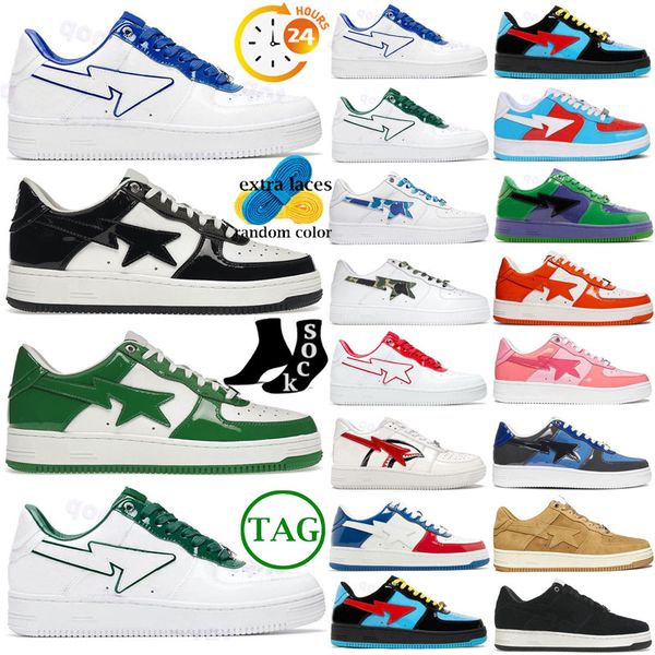 sk8 men women casual shoes sta low sneakers court designers nigo bathing apes mens shark black white grey patent leather green abc camo wome
sk8 men women casual shoes sta low sneakers court designers nigo bathing apes mens shark black white grey patent leather green abc camo wome