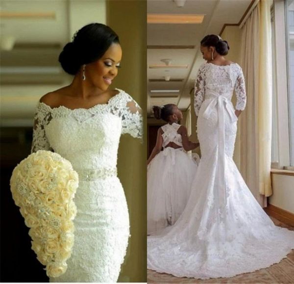gorgouse lace mermaid wedding dresses off shoulder 34 long sleeve bridal gowns with sash romantic ribbon sweep train vestidos de 4879811, White
gorgouse lace mermaid wedding dresses off shoulder 34 long sleeve bridal gowns with sash romantic ribbon sweep train vestidos de 4879811, White