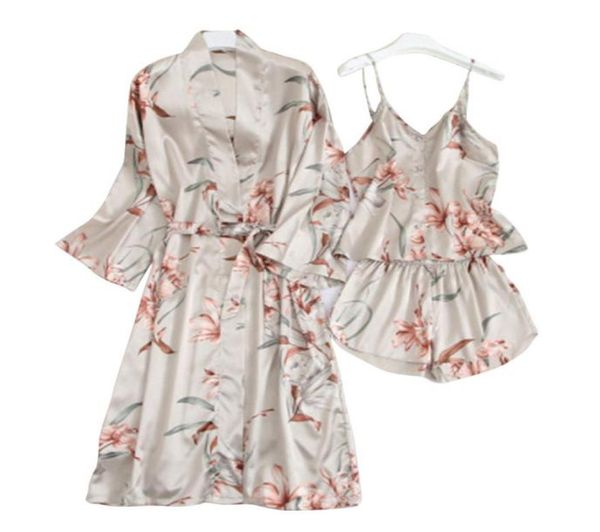 women039s sleepwear youtest silk pajamas women 3pieces robe lingerie set8602885, Black;red
women039s sleepwear youtest silk pajamas women 3pieces robe lingerie set8602885, Black;red