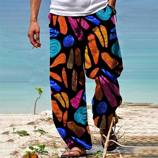 mens pants summer long with 3d printed elastic drawstring design front pocket beach casual sports highquality 230712, Black
mens pants summer long with 3d printed elastic drawstring design front pocket beach casual sports highquality 230712, Black