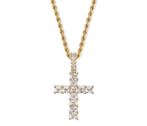 men women luxury bling square zircon necklaces hip hop cross necklaces vintage 18k gold rhodium plated copper cross necklaces4910045, Silver
men women luxury bling square zircon necklaces hip hop cross necklaces vintage 18k gold rhodium plated copper cross necklaces4910045, Silver