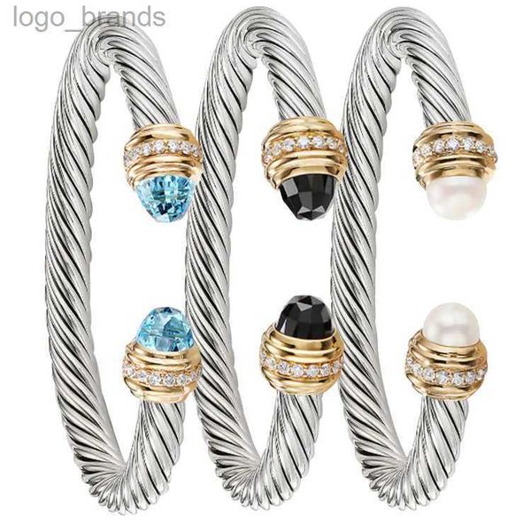 designer bracelet dy luxury twisted pearl head women fashion versatile twist bracelets jewelry wedding gifts 5mm, Black
designer bracelet dy luxury twisted pearl head women fashion versatile twist bracelets jewelry wedding gifts 5mm, Black