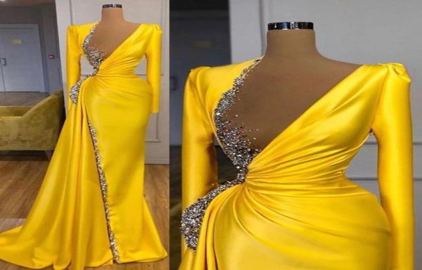 gorgeous bright yellow evening dresses with long sleeves see through beaded crystal prom dresses 2020 formal party gown6550315, Black;red
gorgeous bright yellow evening dresses with long sleeves see through beaded crystal prom dresses 2020 formal party gown6550315, Black;red