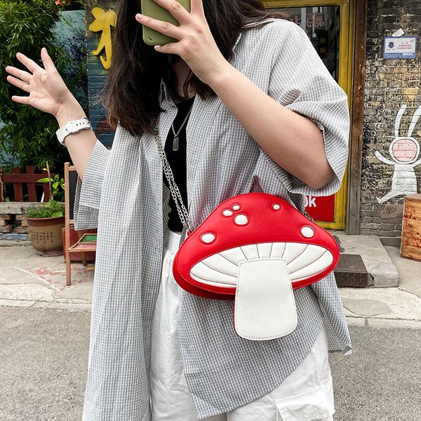 evening bags funny mushroom shape messenger shoulder bag cute cartoon girl crossbody satchel women leather chain handbag purse 230713
evening bags funny mushroom shape messenger shoulder bag cute cartoon girl crossbody satchel women leather chain handbag purse 230713