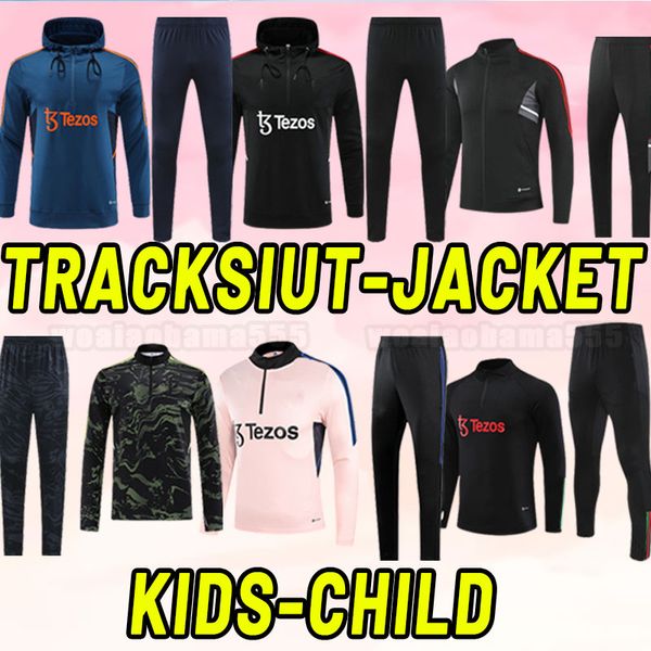 long sleeve kids child sancho soccer tracksuits b.fernandes rashford 2023 2024 mans utds martinez casemiro antony manchesters garnacho train, Black
long sleeve kids child sancho soccer tracksuits b.fernandes rashford 2023 2024 mans utds martinez casemiro antony manchesters garnacho train, Black