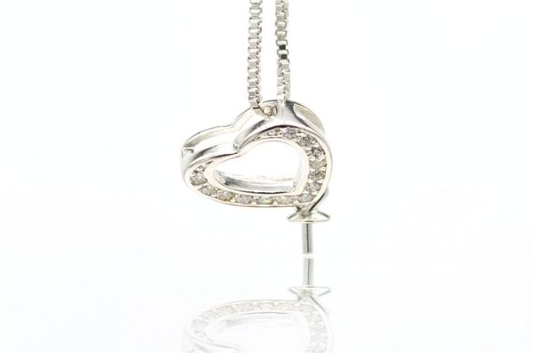s925 sterling silver pearl pendants setting necklaces pendant supporting mount zircon love heart necklace settings1615336, Slivery;crystal
s925 sterling silver pearl pendants setting necklaces pendant supporting mount zircon love heart necklace settings1615336, Slivery;crystal