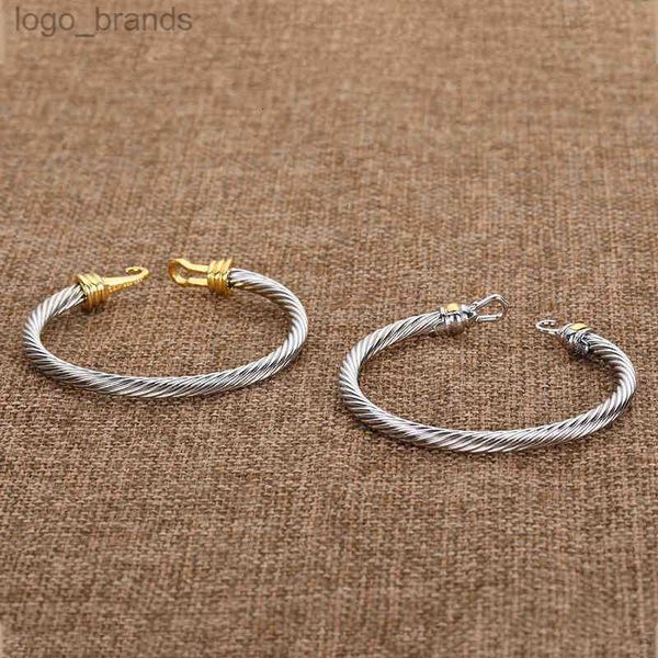 bangle silver twisted cuff bangle fashion men bracelets charm bracelet hook 5mm wire woman designer cable mens jewelry exquisite simple jewe, Black
bangle silver twisted cuff bangle fashion men bracelets charm bracelet hook 5mm wire woman designer cable mens jewelry exquisite simple jewe, Black
